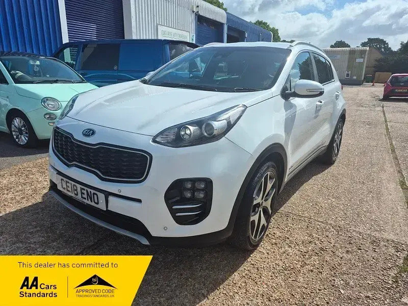 Used Kia Sportage GT-Line 177 HP (130 kW) 2018 White SUV
