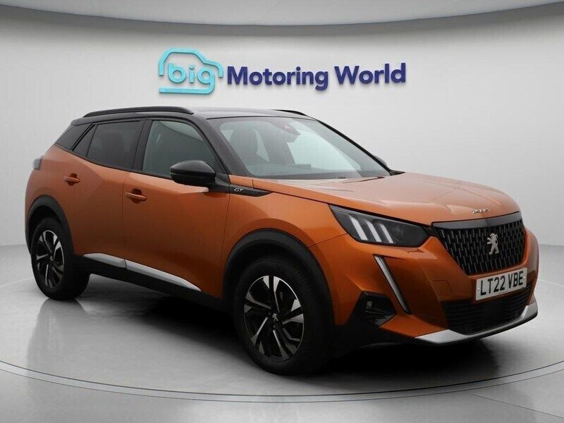 Orange Used 2022 Peugeot 2008 GTi SUV | £17,100 (Fair price) - Image 1/4