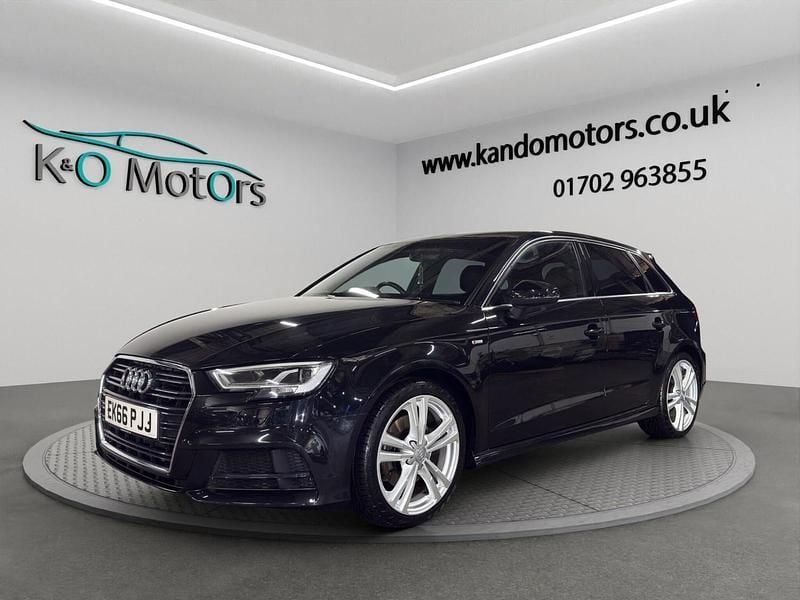 Black Used 2016 Audi A3 S-Line Hatchback | £16,695 (Good price) - Image 1/4