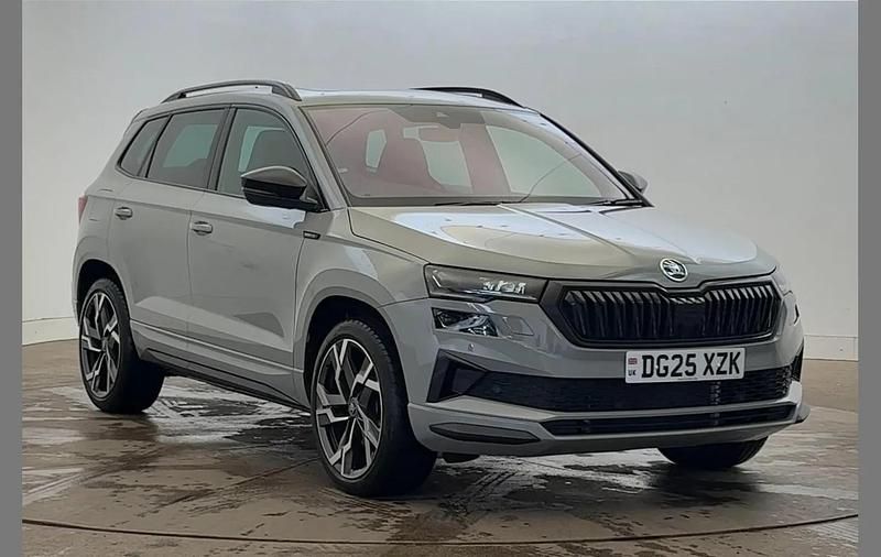 Grey Used 2025 Skoda Karoq SportLine SUV | £31,895 (A bit pricey) - Image 1/4