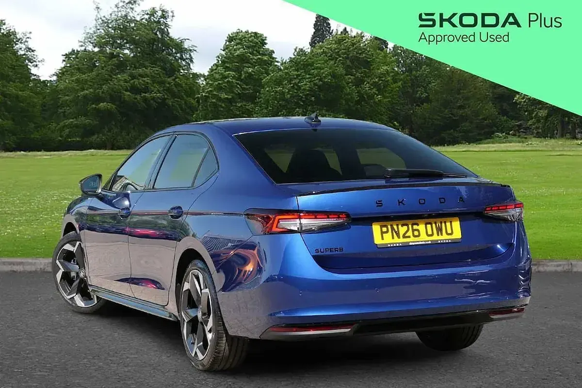 New Skoda Superb SportLine 150 HP (110 kW) 2026 Blue Hatchback