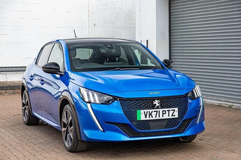 Blue Used 2021 Peugeot e-208 GTi Hatchback | £12,450 (Fair price) - Image 1/4