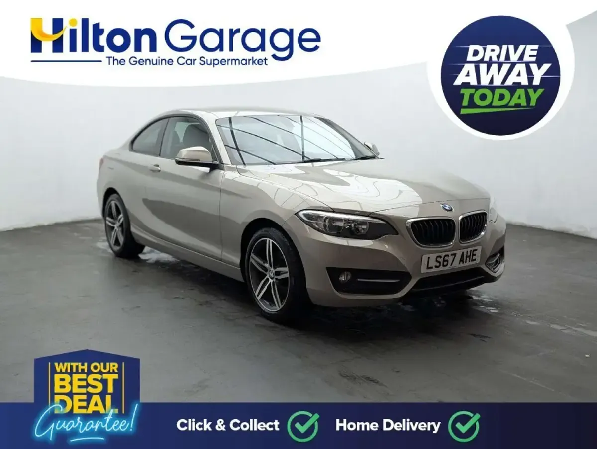 Used BMW 218 Sport Line 150 HP (110 kW) 2017 Silver Coupe