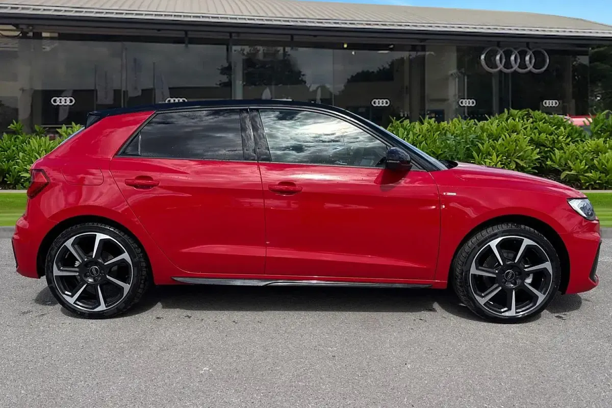 New Audi A1 Sportback Black Edition 2026 Red Hatchback
