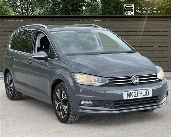 Grey Used 2021 VW Touran SEL MPV | £17,400 (Good price) - Image 1/1
