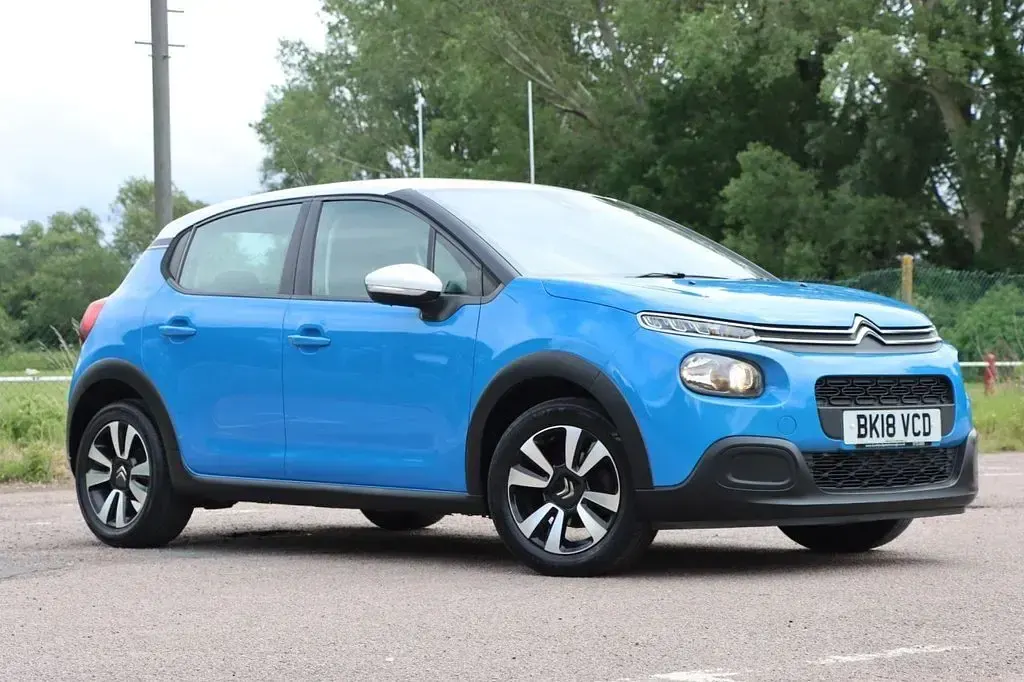 Used Citroën C3 Feel 2018 Blue Hatchback