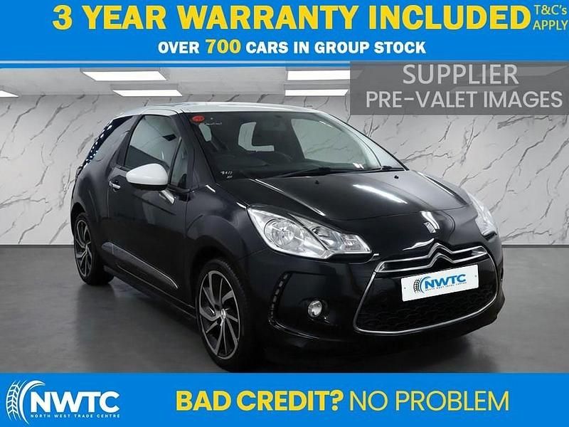 Used DS Automobiles DS3 110 HP (80 kW) 2016 Black Hatchback
