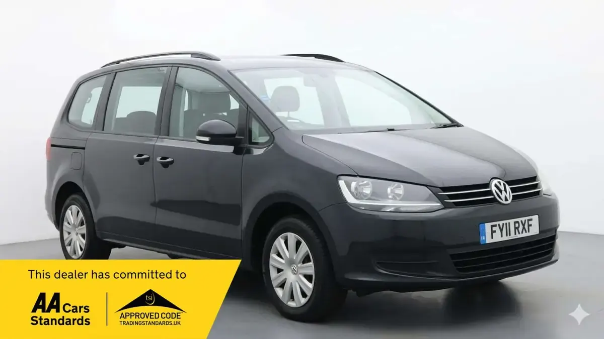 Used VW Sharan S 140 HP (102 kW) 2011 Black MPV