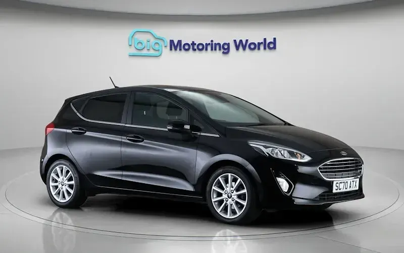 Used Ford Fiesta Titanium 125 HP (91 kW) 2021 Black Hatchback
