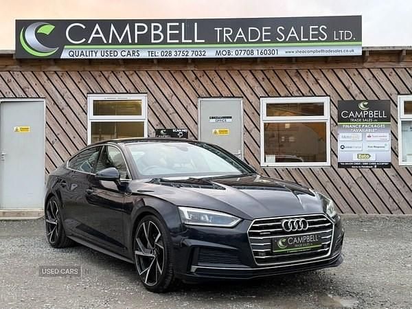 Used Audi A5 S-Line 2017 Blue Coupe