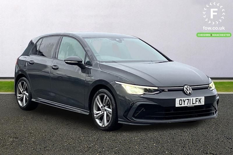 Grey Used 2022 VW Golf VIII R-line Hatchback | £17,399 (Good price) - Image 1/3