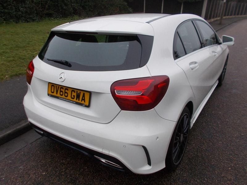 Used Mercedes A180 AMG Line Premium Plus 2016 White Hatchback
