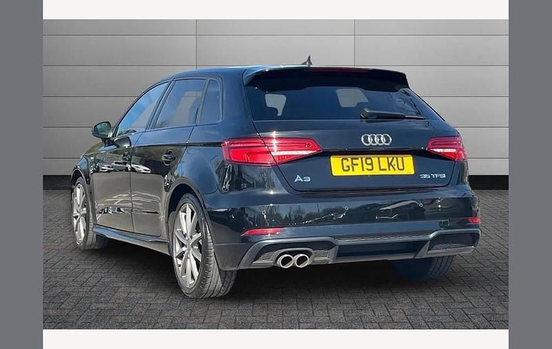 Used Audi A3 Black Edition 150 HP (110 kW) 2019 Black Sedan