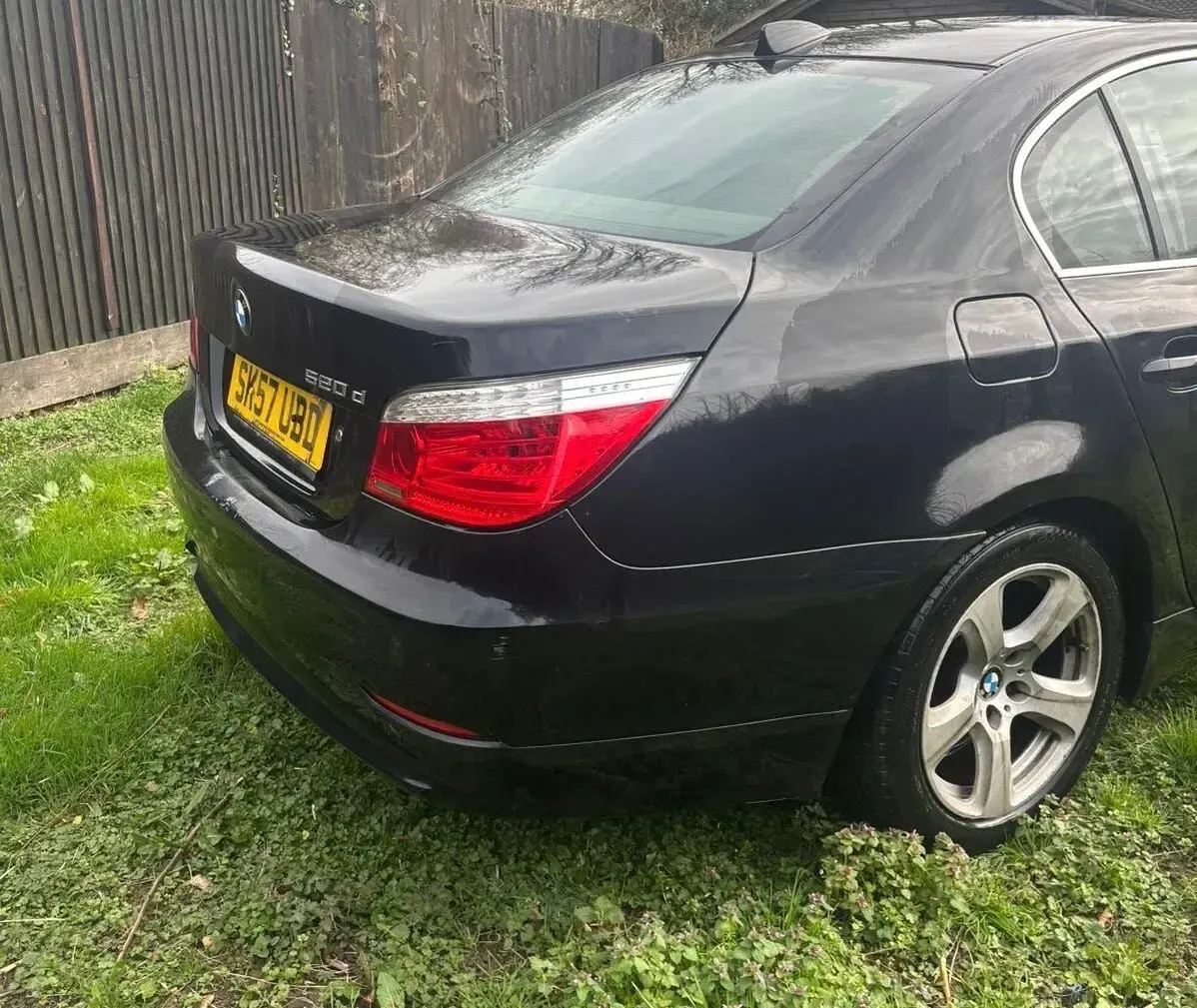 Used BMW 520 160 HP (117 kW) 2007 Black Sedan