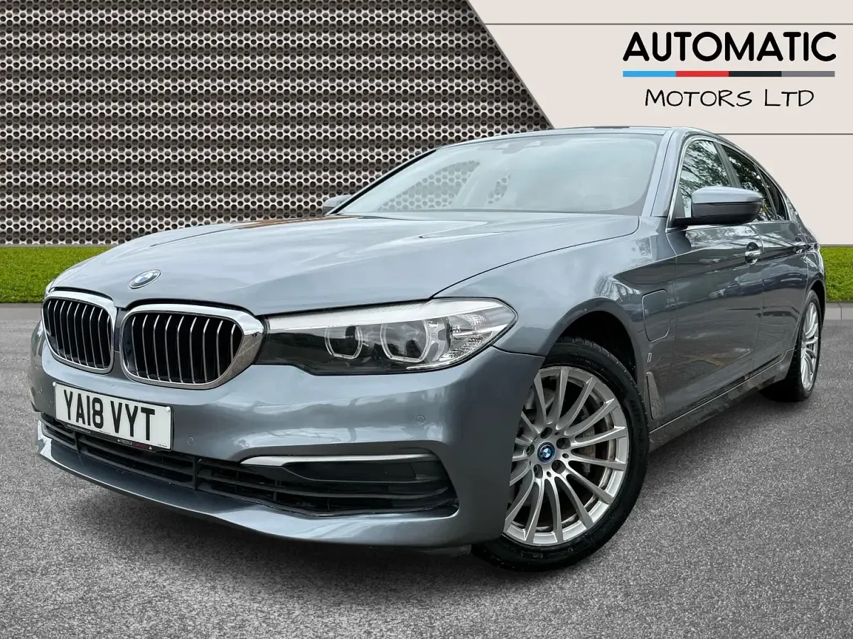 Used BMW 530e Comfort Edition 2018 Blue Sedan