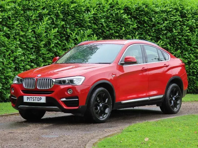 Used BMW X4 xLine 190 HP (139 kW) 2015 Red SUV