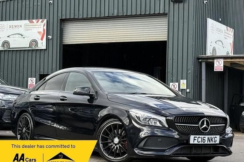 Black Used 2016 Mercedes CLA220 AMG line Sedan | £11,990 (Fair price) - Image 1/1