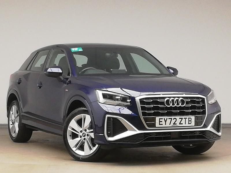 Blue Used 2022 Audi Q2 S-Line SUV | £21,298 (Fair price) - Image 1/4