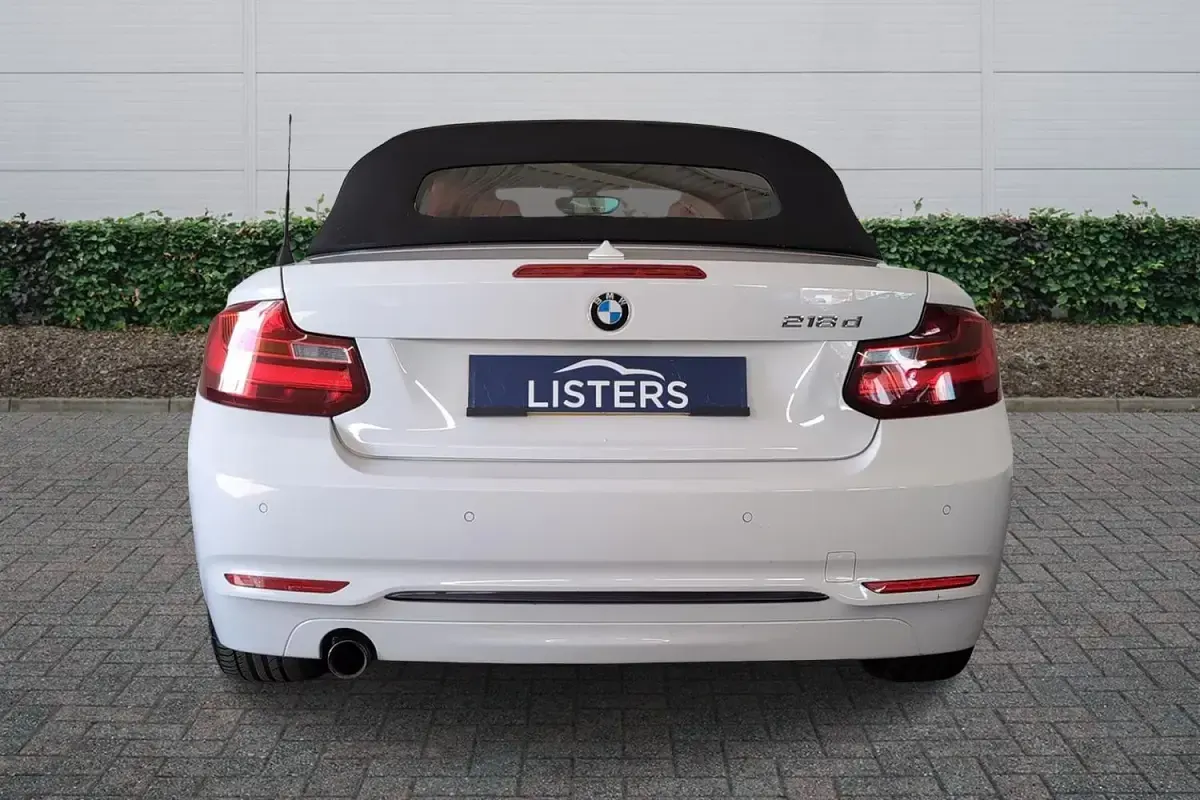 Used BMW 218 Sport Line 2016 White Cabriolet