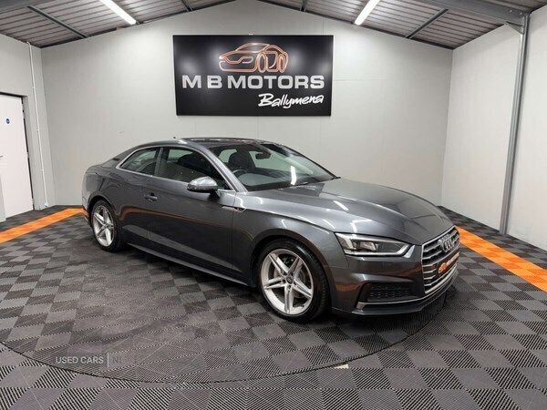 Grey Used 2017 Audi A5 S-Line Coupe | £13,995 (Super price) - Image 1/4