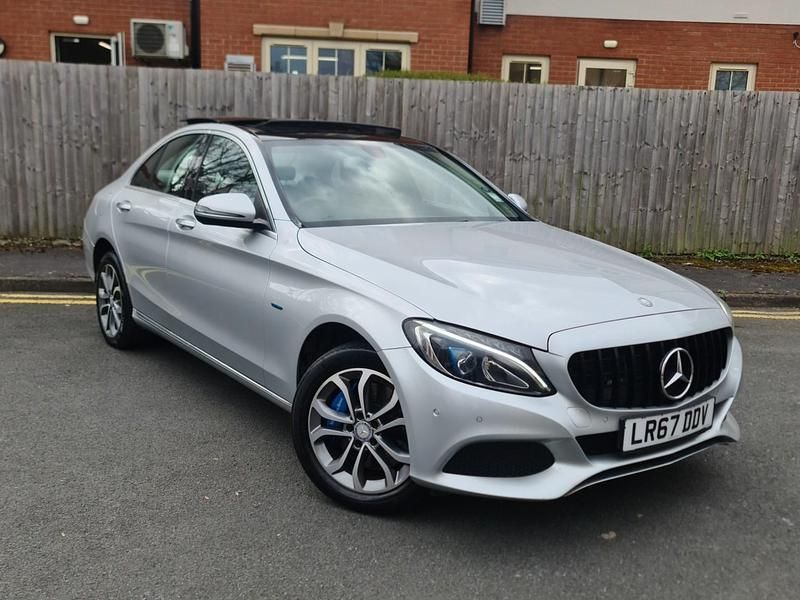 Usado Mercedes C350e 293 HP (215 kW) 2017 Prateado Sedan