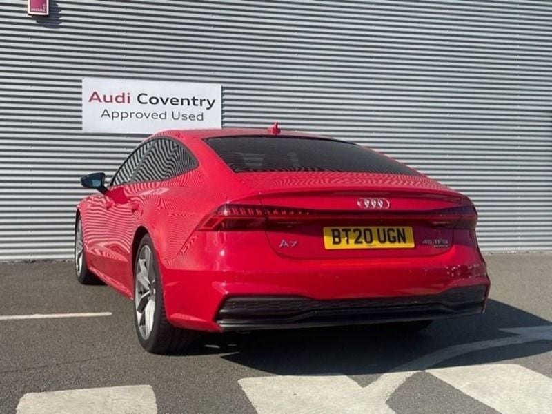 Used Audi A7 Black Edition 242 HP (177 kW) 2020 Red Hatchback