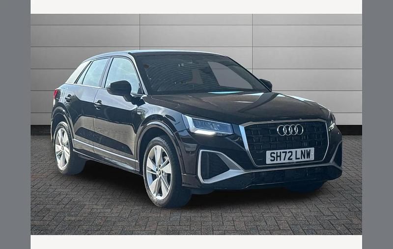 Used Audi Q2 S-Line 150 HP (110 kW) 2023 Mythos black SUV