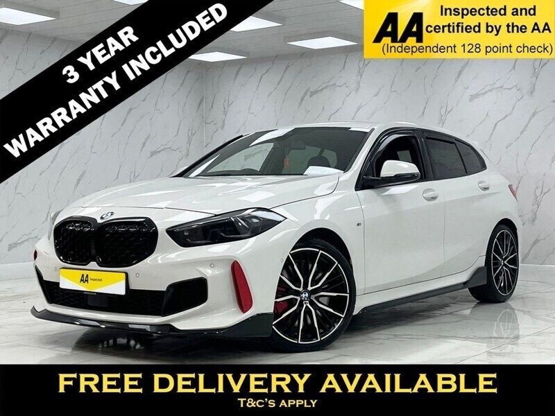 White Used 2021 BMW 128 Comfort Edition Hatchback | £20,495 - Image 1/2