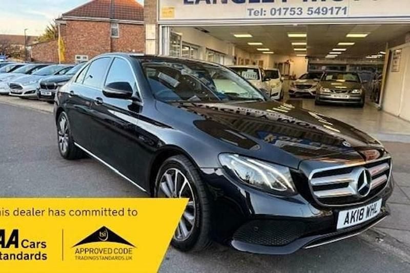 Used Mercedes E350 SE 2018 Obsidian black metallic Sedan