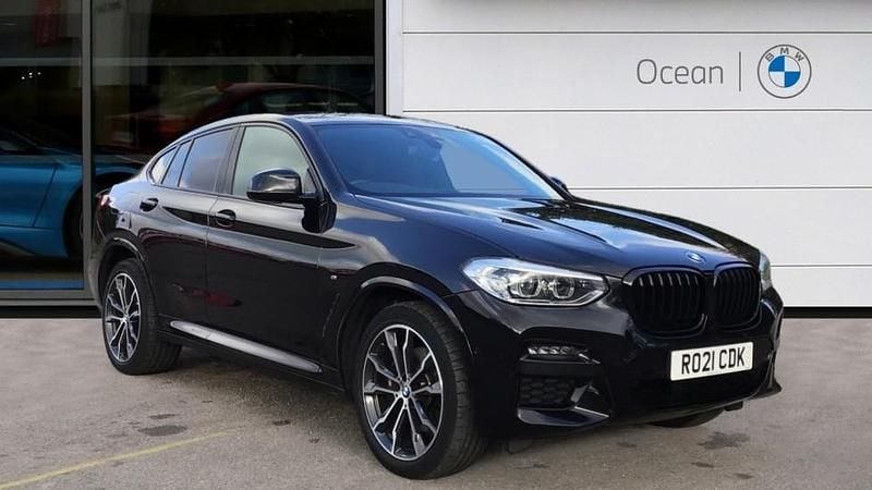Black Used 2021 BMW X4 M Sport SUV | £32,900 (Fair price) - Image 1/4