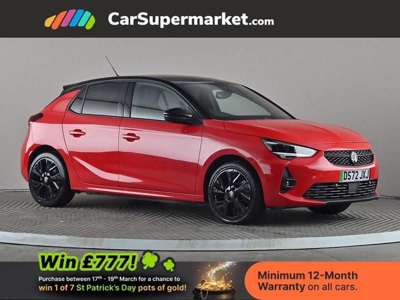 Used Vauxhall Corsa-e Edition 100 kW (136 HP) 2022 Red Hatchback