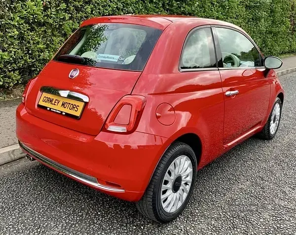 Used Fiat 500 Lounge 69 HP (50 kW) 2018 Red Hatchback