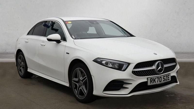 White Used 2020 Mercedes A250 AMG line Sedan | £16,399 (Fair price) - Image 1/4
