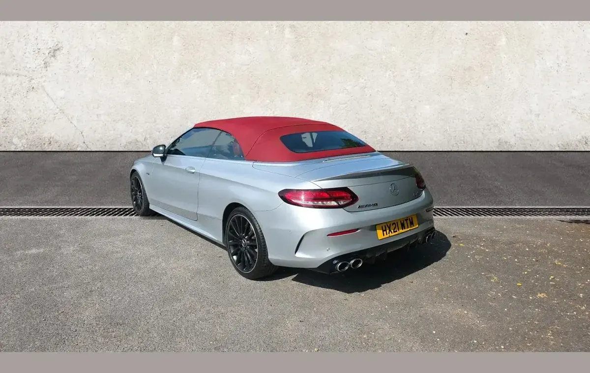 Used Mercedes C43 AMG 385 HP (283 kW) 2021 Silver Cabriolet