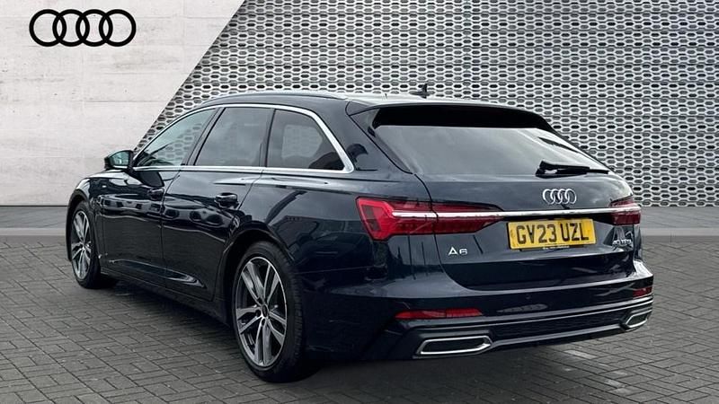 Used Audi A6 S-Line 204 HP (150 kW) 2023 Blue Estate