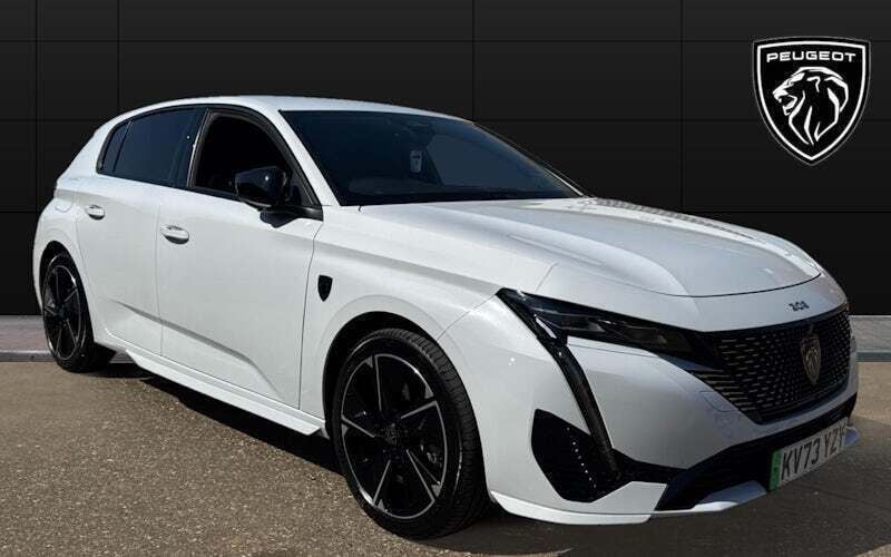 White Used 2023 Peugeot e-308 Hatchback | £21,995 - Image 1/4