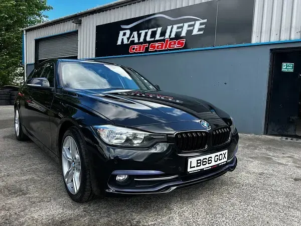Used BMW 320 Sport Line 2017 Black Sedan