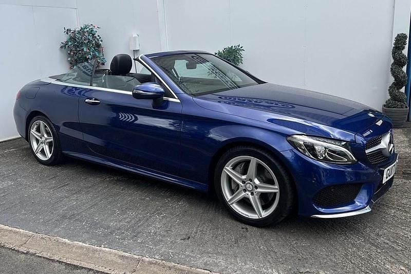 Blue Used 2017 Mercedes C250 AMG Line Premium Plus Cabriolet | £16,995 (Fair price) - Image 1/1