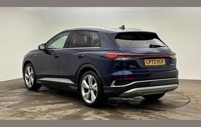 Used Audi Q4 e-tron S-Line 150 kW (204 HP) 2023 Blue SUV