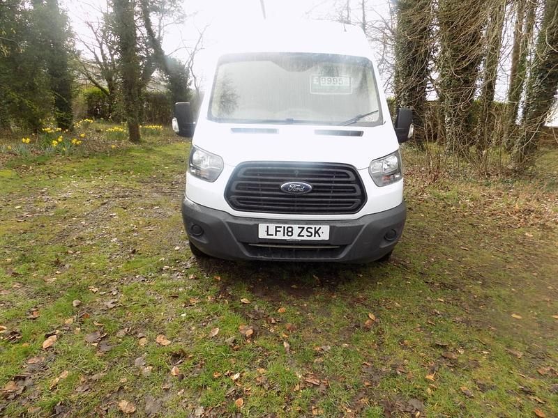 Used Ford Transit 130 HP (95 kW) 2018 White Van