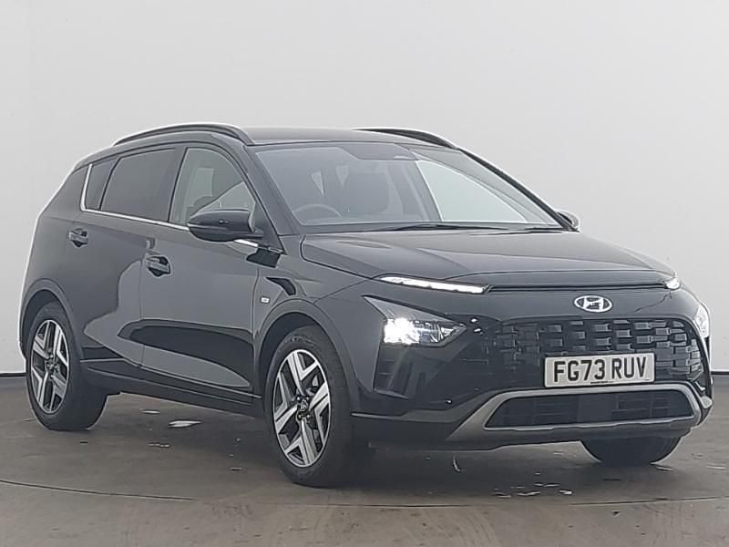 Black Used 2023 Hyundai Bayon Ultimate SUV | £16,498 (Fair price) - Image 1/4