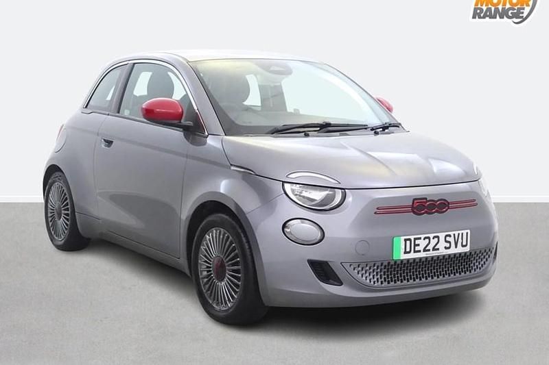 Used Fiat 500e Red 86 kW (118 HP) 2022 Hatchback