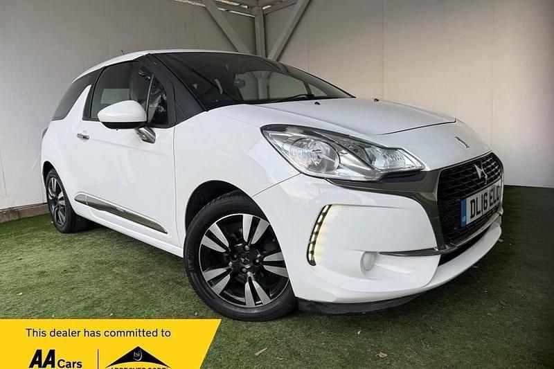 White Used 2016 DS Automobiles DS3 Chic Hatchback | £2,995 (Good price) - Image 1/1