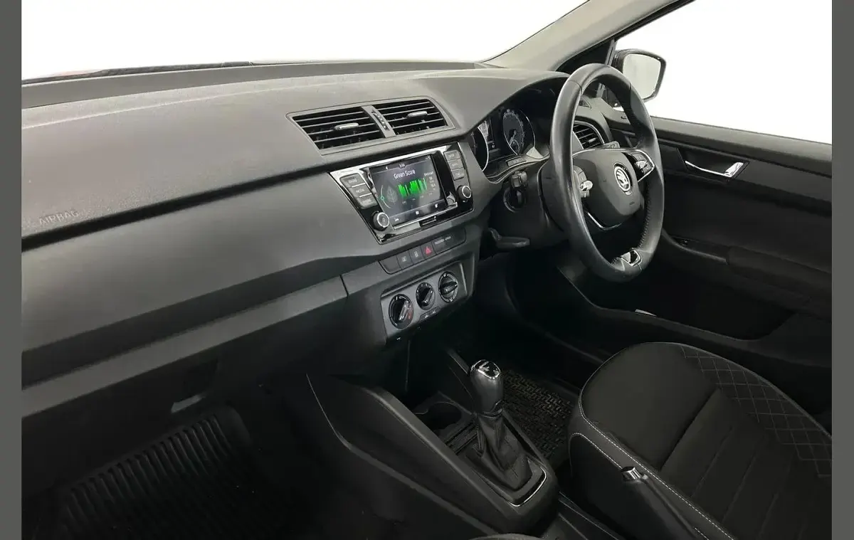 Used Skoda Fabia Colour Edition 94 HP (69 kW) 2021 Corrida red black magic pearl effect Hatchback