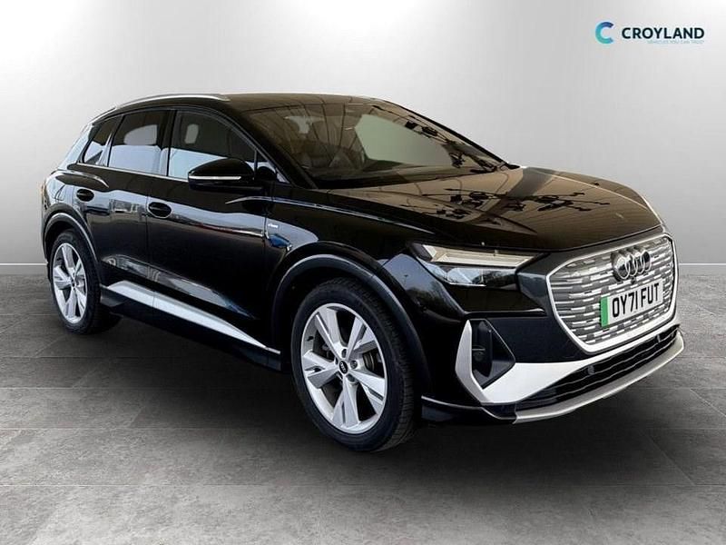 Used Audi Q4 e-tron S-Line 125 kW (170 HP) 2021 Black SUV