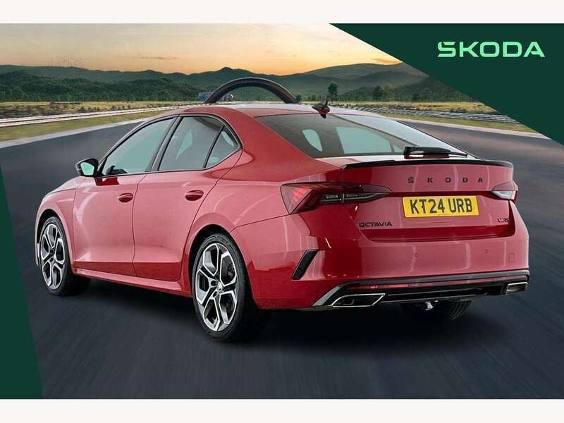 Used Skoda Octavia vRS 245 HP (180 kW) 2024 Red Hatchback