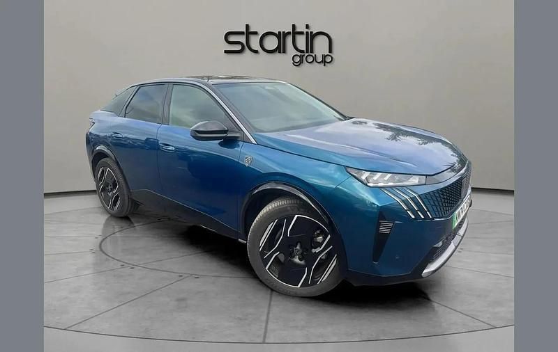 Blue Used 2024 Peugeot e-3008 GT SUV | £24,950 (Fair price) - Image 1/4