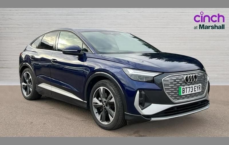 Used Audi Q4 Sportback e-tron S-Line 150 kW (204 HP) 2023 Blue SUV