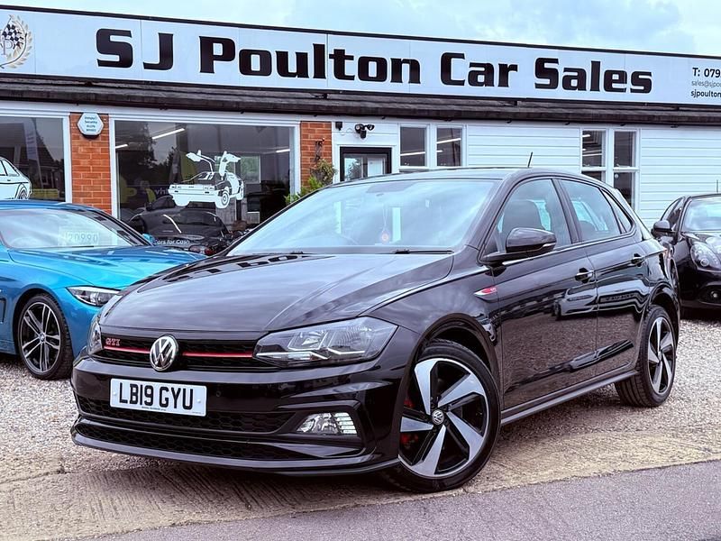 Black Used 2019 VW Polo GTI Hatchback | £13,990 (Good price) - Image 1/3
