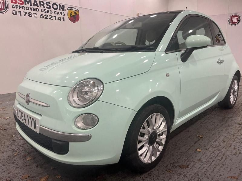 Used Fiat 500 Lounge 69 HP (50 kW) 2014 Green Hatchback